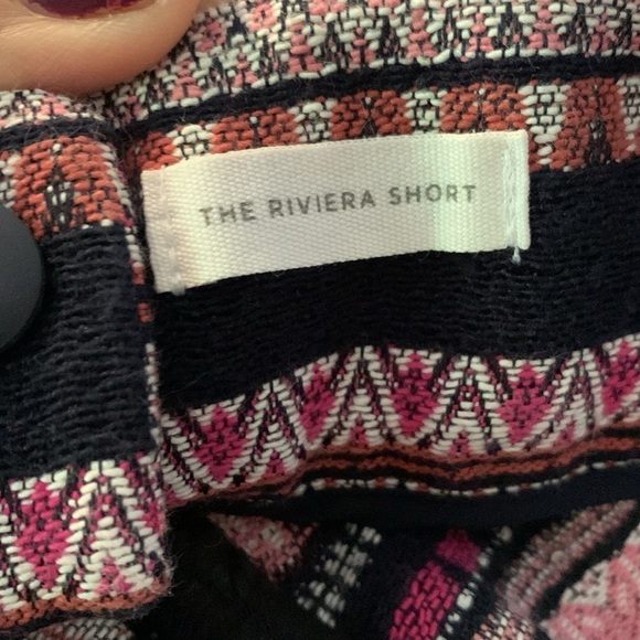 Ann Taylor Loft “The Riviera Short” In Textured Geo Pattern Size 14 - Picture 8 of 9
